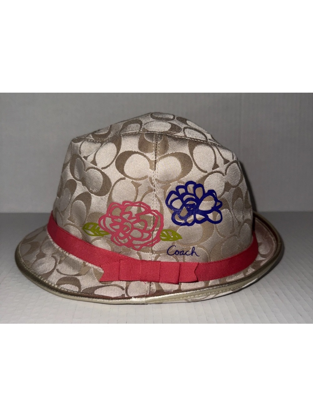 Coach Daisy Fedora Hat - Size M/L - New With Tags!
